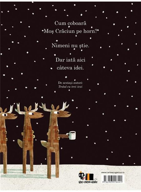 Cum coboara Mos Craciun pe horn? - Mac Barnett, Jon Klassen | Vlad si cartea cu Genius [cartonata]