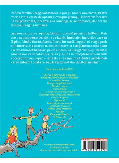 Degetul magic - Roald Dahl | Arthur [cartonata] format mic