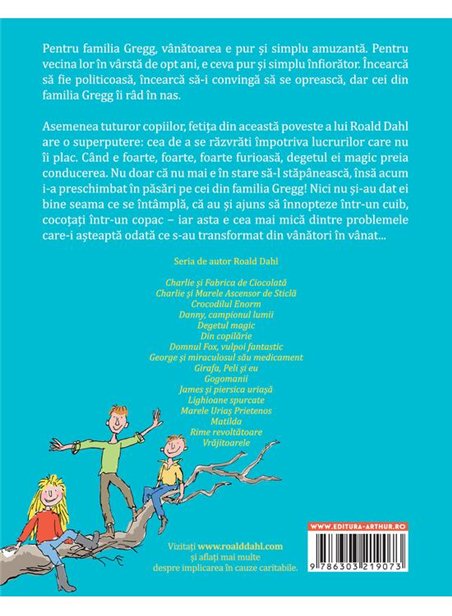 Degetul magic - Roald Dahl | Arthur [cartonata] format mic