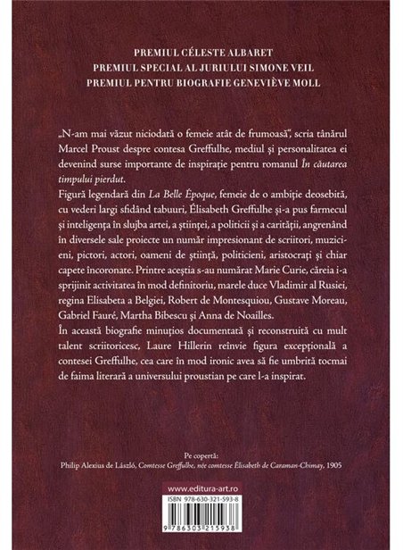 Contesa Greffulhe: Muza lui Proust - Laure Hillerin | Editura Art [necartonata]