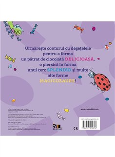 O carte magicozaura. Forme. Urmareste conturul! - Roald Dahl | Vlad si Cartea cu Genius [cartonata] 2
