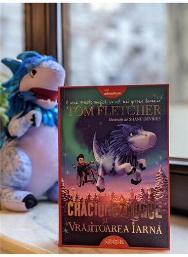 Craciunozaurul si Vrajitoarea Iarna - Tom Fletcher | Arthur [cartonata]