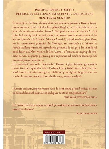 Bomba atomica - Steve Sheinkin | Editura Art [necartonata]