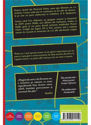 Minti geniale Vol 3. Razbunarea - Gordon Korman | Arthur [necartonata]