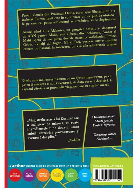 Minti geniale Vol 3. Razbunarea - Gordon Korman | Arthur [necartonata]