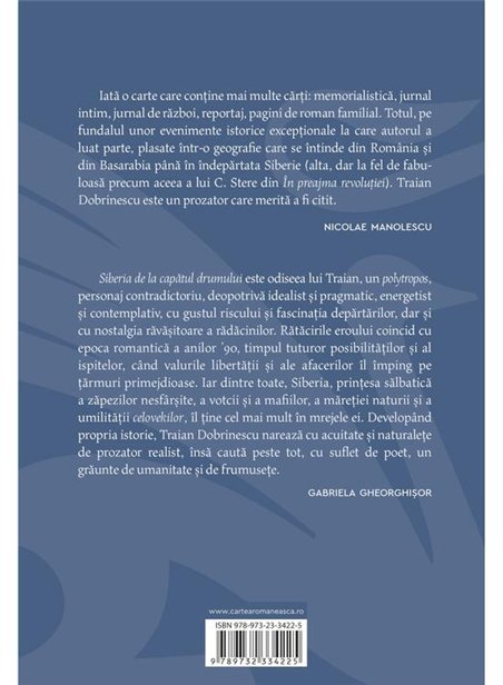 Siberia de la capatul drumului - Traian Dobrinescu | Cartea Romaneasca [necartonata]