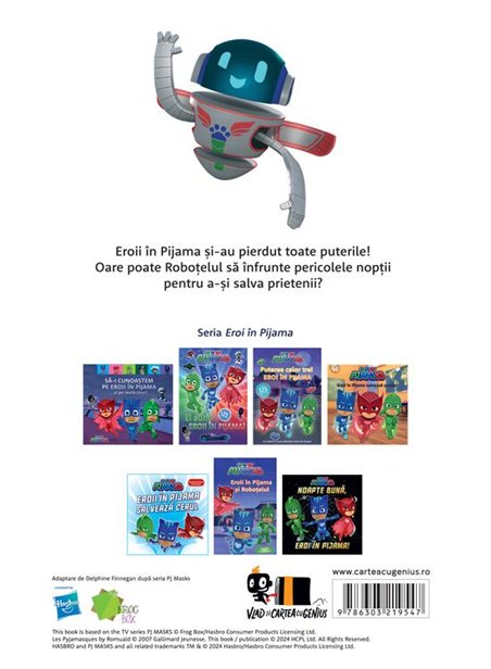 PJMASKS: Eroii in Pijama si robotelul - | Vlad si Cartea cu Genius [cartonata]
