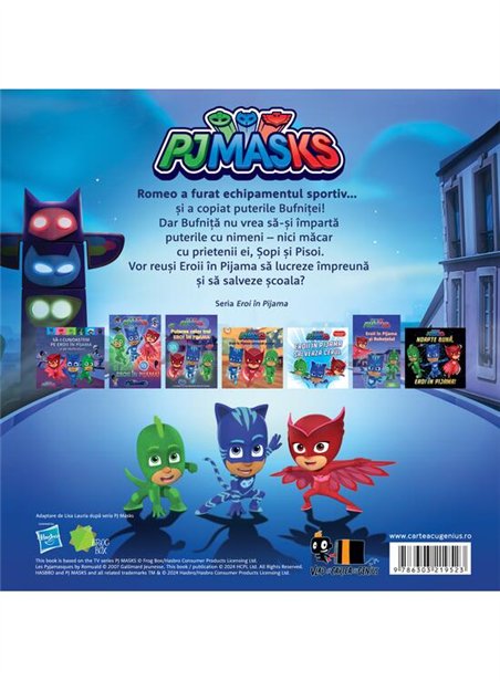 PJMASKS: Eroii in Pijama salveaza scoala - | Vlad si Cartea cu Genius [cartonata]