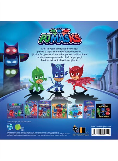 PJMASKS: Noapte buna, Eroi in Pijama! - | Vlad si Cartea cu Genius [cartonata]
