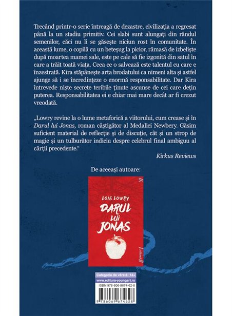 Fauritoarea de albastru - Lois Lowry | Young Art [necartonata]