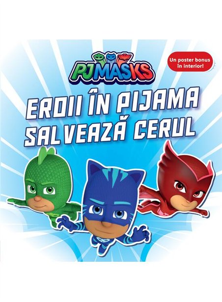 PJMASKS: Eroii in Pijama salveaza cerul - | Vlad si Cartea cu Genius [cartonata]