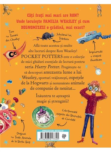 Pocket Potters 3. Ghiduri pentru Seria Harry Potte - J.K.Rowling | Arthur [cartonata]
