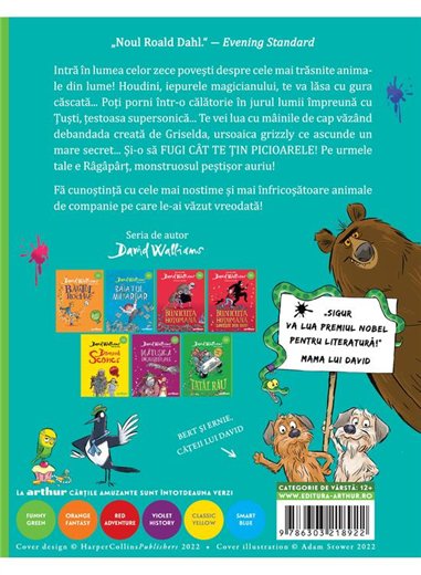Cele mai nesuferite animale din lume - David Walliams | Arthur [cartonata]