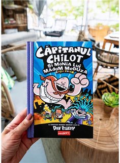 Capitanul Chilot si mania lui Madam Meduza Vol 5 - Dav Pilkey | Grafic [cartonata] 2