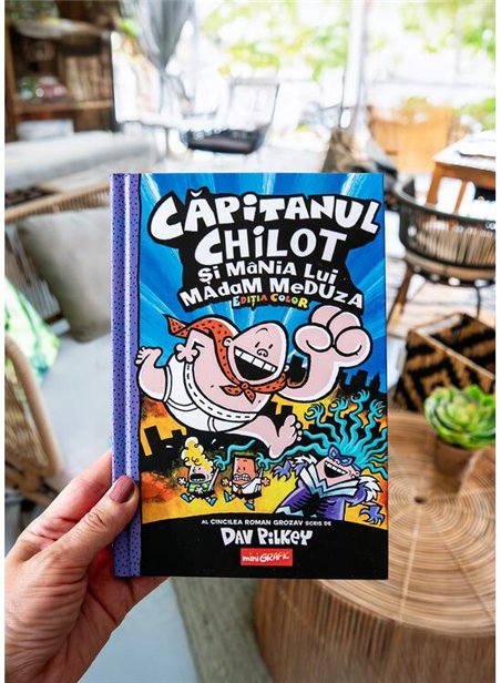 Capitanul Chilot si mania lui Madam Meduza Vol 5 - Dav Pilkey | Grafic [cartonata]