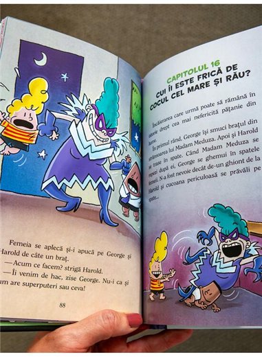 Capitanul Chilot si mania lui Madam Meduza Vol 5 - Dav Pilkey | Grafic [cartonata]