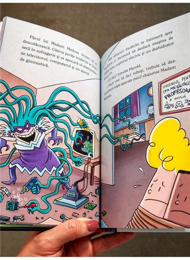 Capitanul Chilot si mania lui Madam Meduza Vol 5 - Dav Pilkey | Grafic [cartonata]
