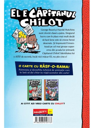 Aventurile Capitanului Chilot Vol 1 - Dav Pilkey | Grafic [cartonata]
