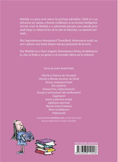 Matilda | format mare - Roald Dahl | Arthur [cartonata]