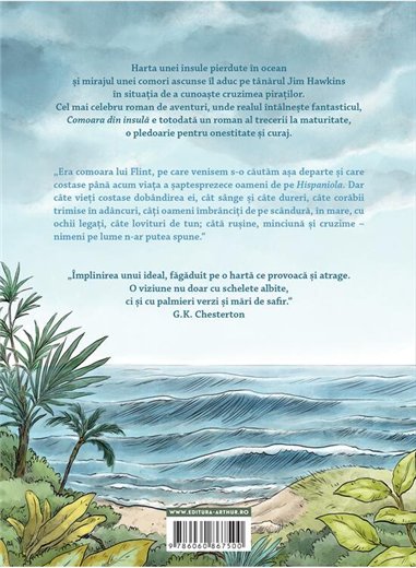 Comoara din insula - R.L. Stevenson | Arthur [cartonata]
