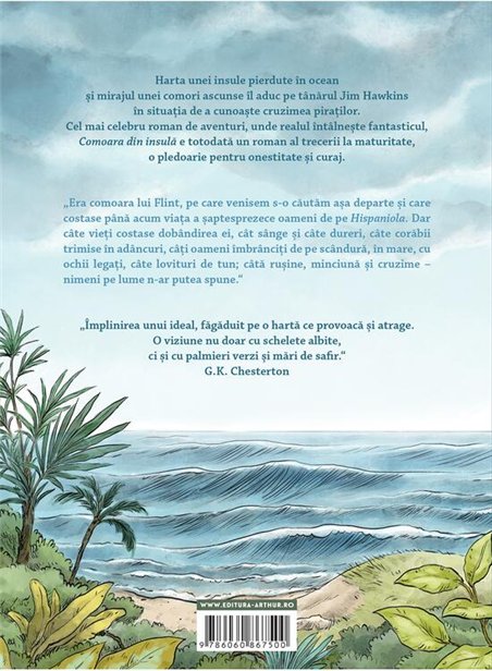 Comoara din insula - R.L. Stevenson | Arthur [cartonata]
