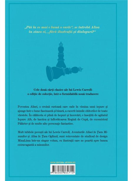 Aventurile Alisei in Tara Minunilor & in Tara Oglinzii - Lewis Carroll | Arthur [cartonata]