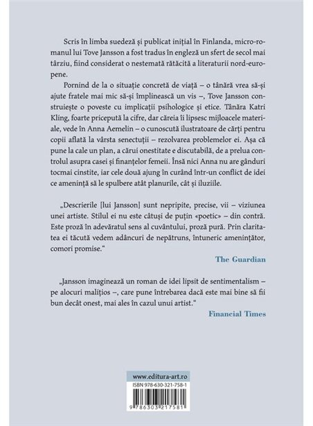 Escroaca onesta - Tove Jansson | Editura Art [necartonata]