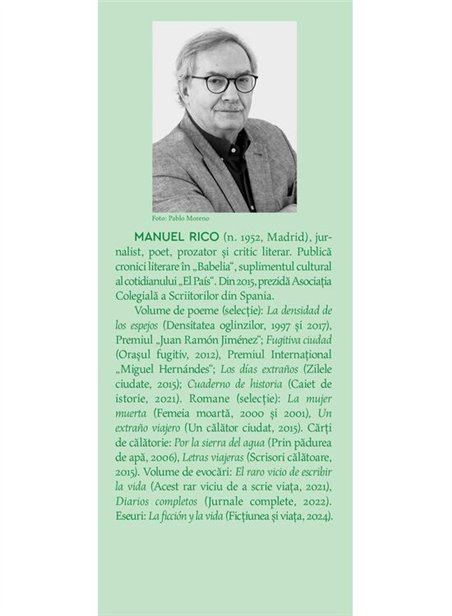 Despre lumina si transparenta. De luzy transparencia ( editie bilingva) - Manuel Rico | Cartea Romaneasca [necartonata]