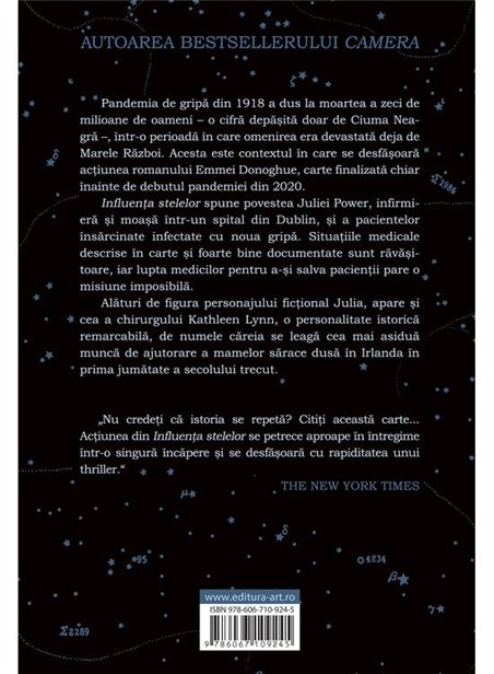 Influenta stelelor - Emma Donoghue | Editura Art [necartonata]