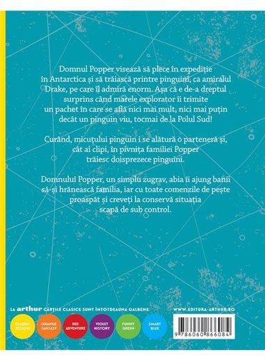 Pinguinii domnului Popper - Richard si Florence Atwater | Arthur [cartonata]