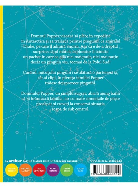 Pinguinii domnului Popper - Richard si Florence Atwater | Arthur [cartonata]
