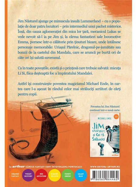 Jim Nasturel si Lukas, mecanicul de locomotiva - Michael Ende | Arthur [cartonata]