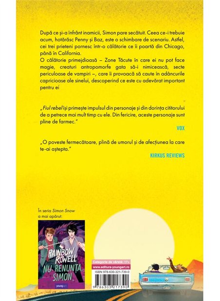 Fiul rebel - Rainbow Rowell | Young Art [necartonata]