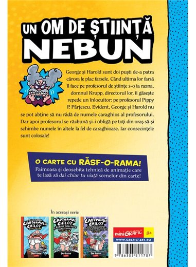 Capitanul Chilot si planul prapastios al profesorului Partescu Vol 4 - Dav Pilkey | Grafic [cartonata]