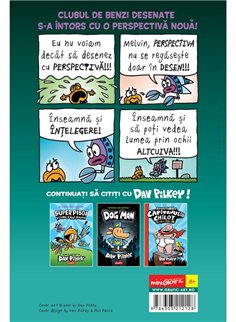 Super Pisoi Vol 2. Super Pisoi si Clubul de Benzi Desenate: Perspective - Dav Pilkey | Grafic [cartonata] 2