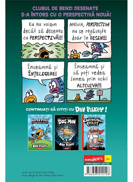 Super Pisoi Vol 2. Super Pisoi si Clubul de Benzi Desenate: Perspective - Dav Pilkey | Grafic [cartonata]