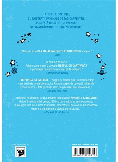 Minunea. Editie ilustrata - R.J. Palacio | Arthur [cartonata]