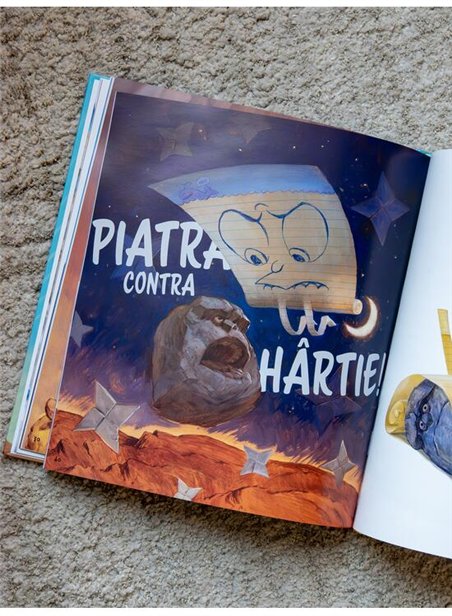 Legenda jocului Piatra foarfeca hartie - Drew Daywalt | Vlad si Cartea cu Genius [cartonata]