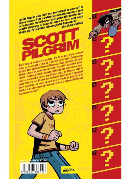 Scott Pilgrim 1. Ce viață mișto! - Bryan Lee O'Malley | Editura Grafic 