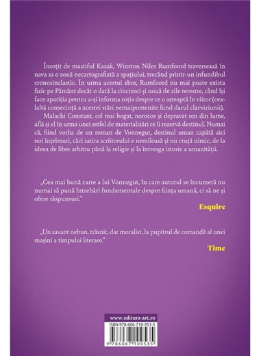Sirenele de pe Titan - Kurt Vonnegut | Editura Art [necartonata]