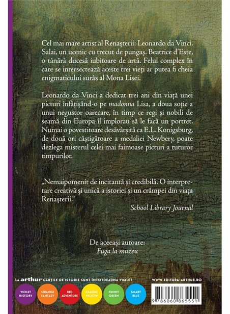 A doua doamna Gioconda - E.L. Konigsburg | Arthur [cartonata]
