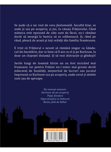 Karlsson-de-pe-acoperis zboara din nou - Astrid Lindgren | Arthur [cartonata]