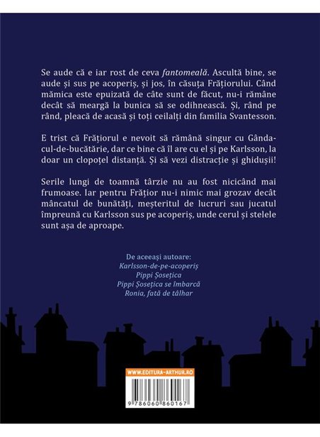 Karlsson-de-pe-acoperis zboara din nou - Astrid Lindgren | Arthur [cartonata]