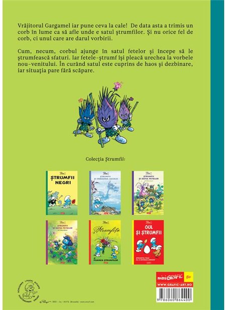 Strumfii si satul fetelor. Vol 3: Corbul - Peyo Creations | Grafic [cartonata]