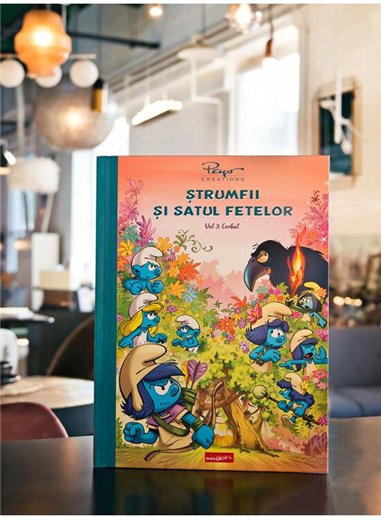 Strumfii si satul fetelor. Vol 3: Corbul - Peyo Creations | Grafic [cartonata]