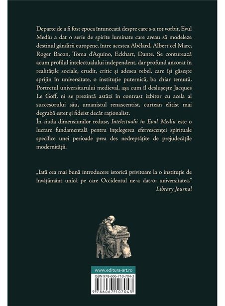 Intelectualii in Evul Mediu - Jacques Le Goff | Editura Art [necartonata]