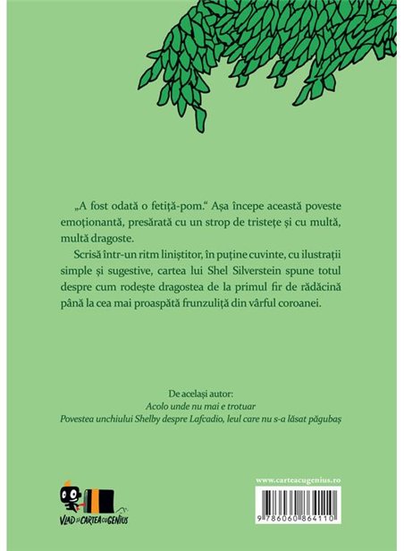 Pomul cel darnic - Shel Silverstein | Vlad si Cartea cu Genius [cartonata]