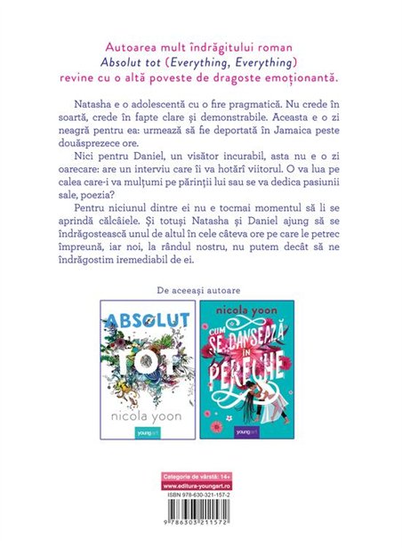 Si soarele e o stea - Nicola Yoon | Young Art [necartonata]