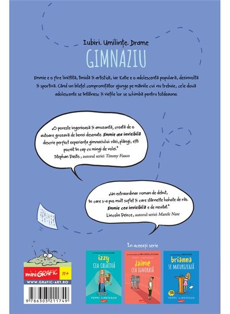 Emmie cea invizibila - Terri Libenson | Grafic [cartonata]