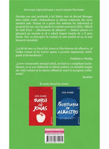 Mesagerul - Lois Lowry | Young Art [necartonata]